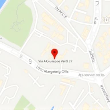 Mappa Sede Sistemi Alberghieri Italici a Milano